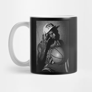 BASKETBALLART -JORDAN BLACK WHITE 11 Mug